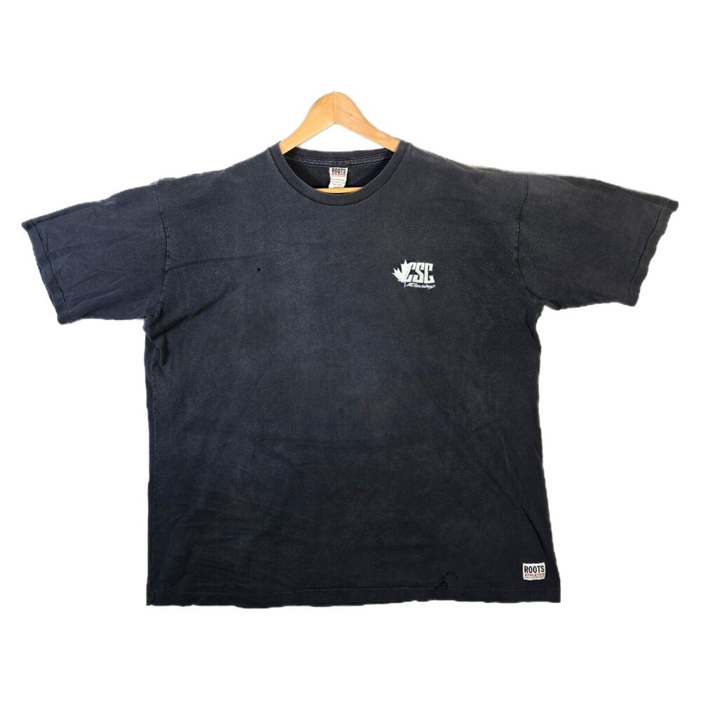Vintage 90s CSC Racing Shirt Size XXL Distressed Single Stitch Canada Cars Tee